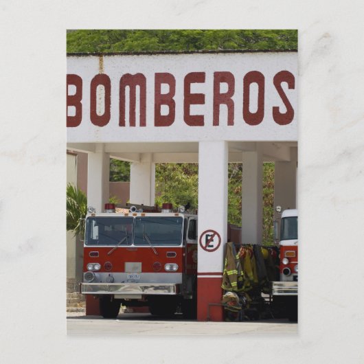 Bomberos Postkarte (Vorderseite)