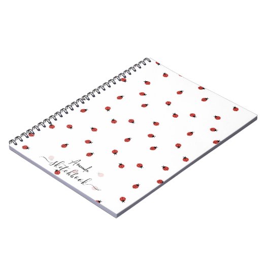 Bombino Little Ladybug Notizblock (Linke Seite)