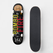 BOMBO FIRE Skateboard (Vorderseite)