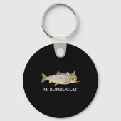 Bomboclat Fish Cat Meme Mi Bomboclat Silly Stud Br Schlüsselanhänger (Vorderseite)
