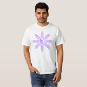Bombora gewundenes Logo lila T-Shirt (Vorne ganz)