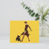 BOMBSHELL BAD GIRLS Retro Button Ups Postkarte (Stehend Vorderseite)