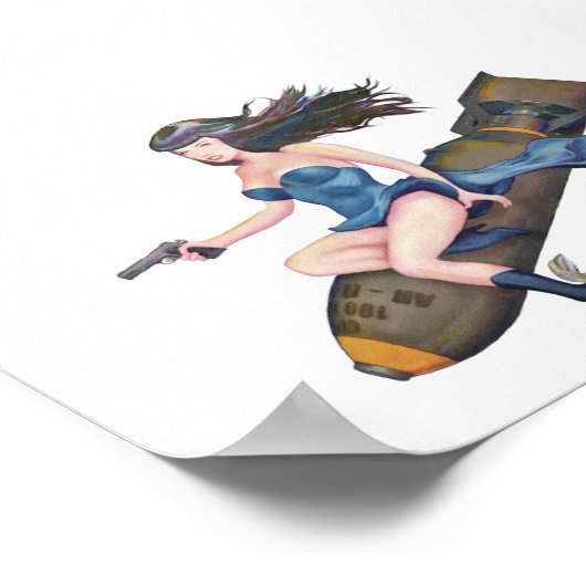 Bombshell Betty Farbe Poster (Ecke)