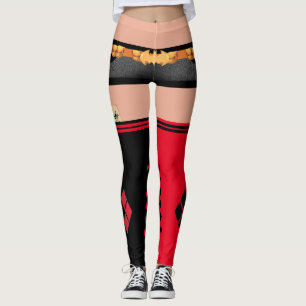 Bombshell Harley Quinn Shorts & Oberschenkel Socke Leggings