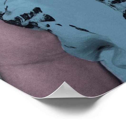 Bombshell POP Art Poster (Ecke)