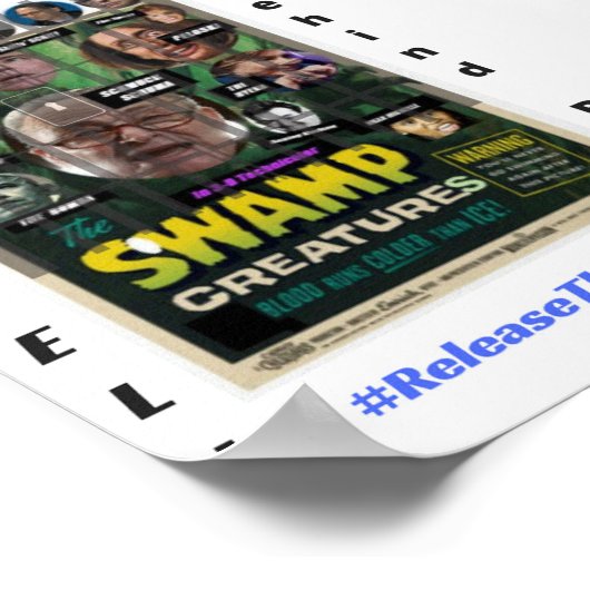 BOMBSHELL-Sumpfkreaturen bald hinter Bars Poster (Ecke)