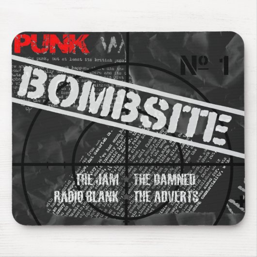 Bombsite Mausunterlage Mousepad (Vorne)