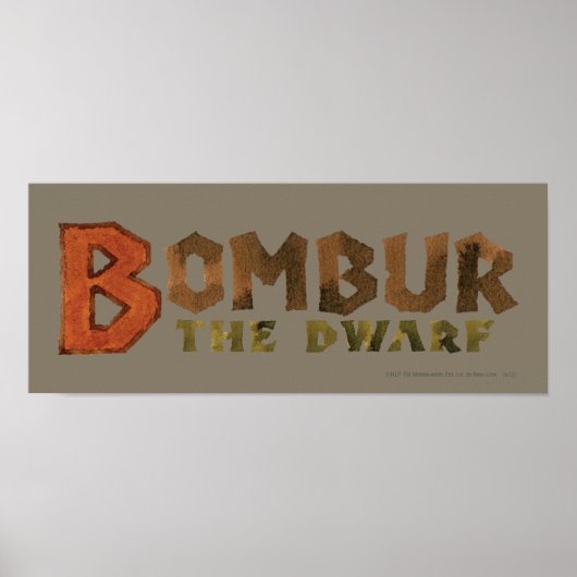 Bombur Poster (Vorne)