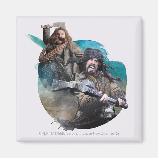 Bombur und Bofur Magnet (Vorne)