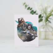 Bombur und Bofur Postkarte (Stehend Vorderseite)