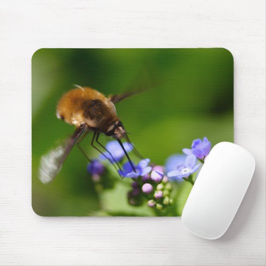 Bombylius major mousepad (Mit Mouse)