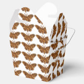 Bombyx Mori Silk Moth Life Cycle Silhouette Geschenkschachtel (Geöffnet)