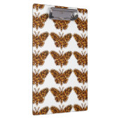 Bombyx Mori Silk Moth Life Cycle Silhouette Klemmbrett (Rechts)