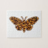Bombyx Mori Silk Moth Life Cycle Silhouette Puzzle (Horizontal)