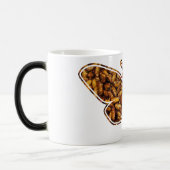 Bombyx Mori Silk Moth Life Cycle Silhouette Verwandlungstasse (Links)