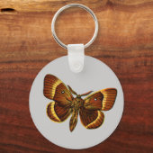 Bombyx quercus male schlüsselanhänger (Vorderseite)