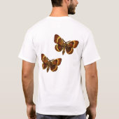 Bombyx quercus male T-Shirt (Rückseite)