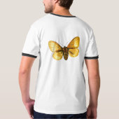 Bombyx quercus weiblich T-Shirt (Rückseite)