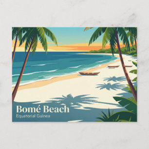 Bomé Beach Äquatorialguinea Postkarte