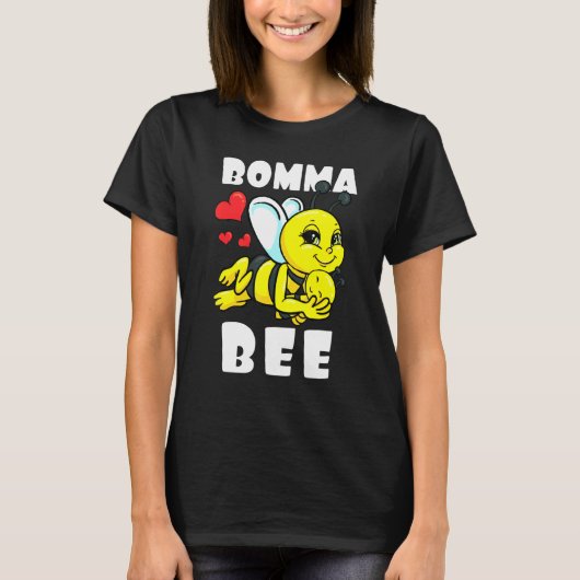 Bomma Bee Matching Family Outfit Kinderankündigung T-Shirt (Vorderseite)