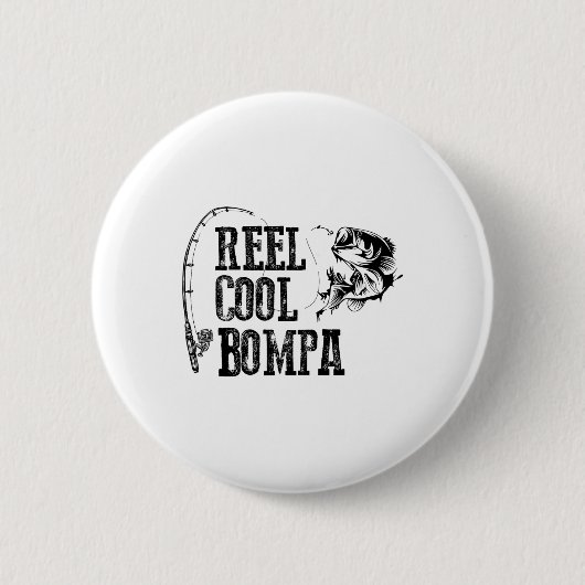 Bompa Angelrolle Cooler Bompa Lustiges Geschenk Button (Vorderseite)