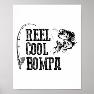 Bompa Angelrolle Cooler Bompa Lustiges Geschenk Poster