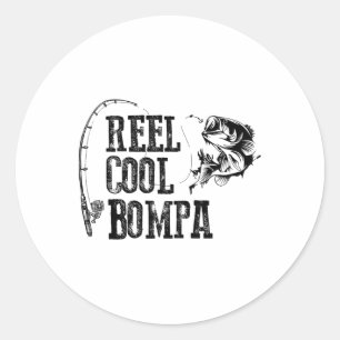 Bompa Angelrolle Cooler Bompa Lustiges Geschenk Runder Aufkleber