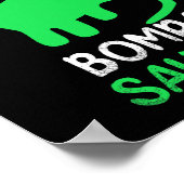 Bompa-saurus Funny Dino Dinosaur Bompasaurus  Poster (Ecke)