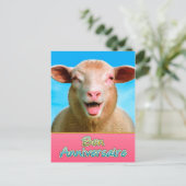 Bon anniversaire postkarte (Stehend Vorderseite)