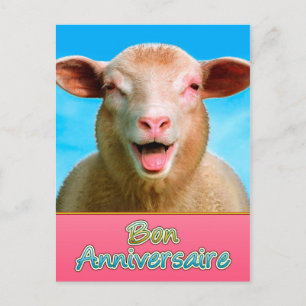 Bon anniversaire postkarte