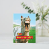 Bon anniversaler postkarte (Stehend Vorderseite)