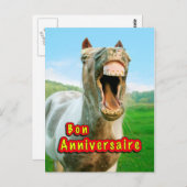 Bon anniversaler postkarte (Vorne/Hinten)