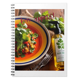 Bon Appétit – Anti-Koriander-Seife-Witz Notizblock
