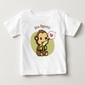 Bön-Appetit Baby T-shirt (Vorderseite)