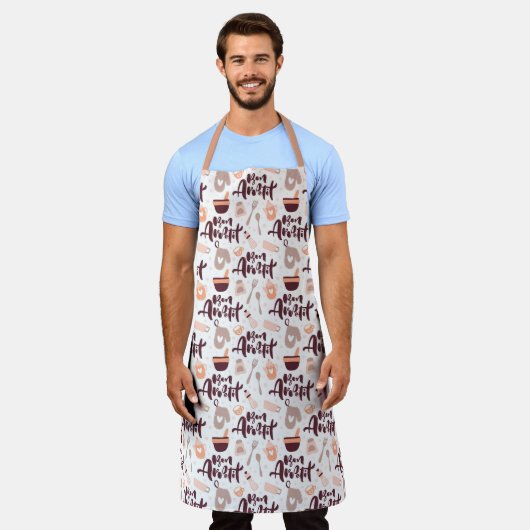 Bon Appetit Backen Schürze (Getragen)