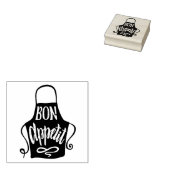 Bon Appetit Backen Schürze Gummistempel (Stempel)