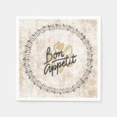 Bon Appetit Country Französisch Serviette (Vorderseite)