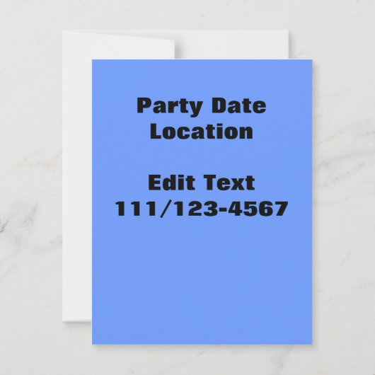 Bon Appetit Dinner Party Einladung (Rückseite)