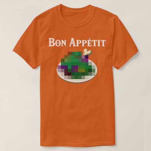 Bön Appetit dubiose Nahrung der Wildnis T-Shirt (Design vorne)