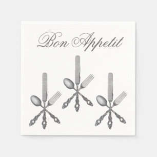 Bon Appetit elegantes Serviette