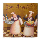 Bon Appétit Fliese (Vorderseite)