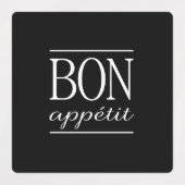 BON APPETIT Food Etiketten (Design 1)