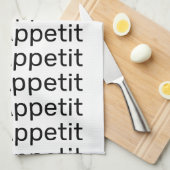 Bön-Appetit Geschirrtuch (Viertel Falte)