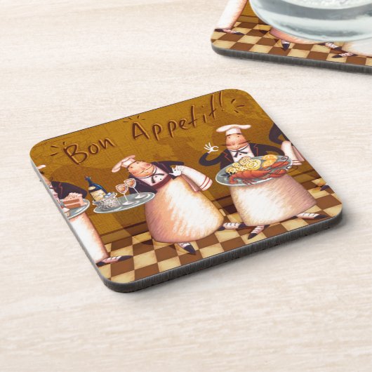 Bon Appétit Getränkeuntersetzer (Linke Seite)