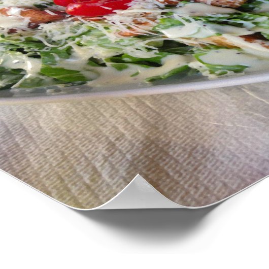 Bon Appétit Griechisches Salad Poster (Ecke)