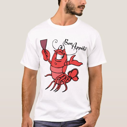 Bon Appetit Hummer T-Shirt (Vorderseite)