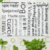 Bon appetit in anderen Sprachen Küchentuch (Gefaltet)