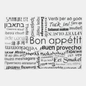 Bon appetit in anderen Sprachen Küchentuch (Horizontal)