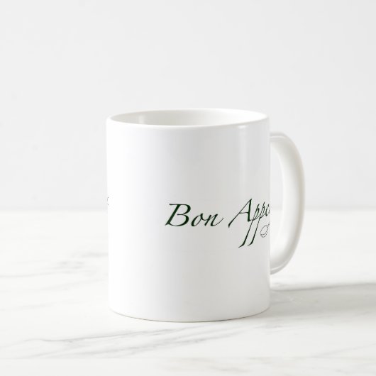 Bon Appetit Kaffeetasse (VorderseiteRechts)