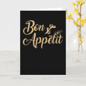 Bön-Appetit Karte (Gelbe Blume)